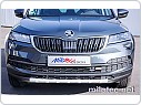 Ochranná lišta předního nárazníku - stříbrný matný, Škoda Karoq 2017 –›