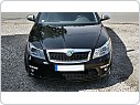 Škoda Octavia II RS Facelift 2009-2013 - přední rohové spoilery z ABS plastu DTM KI-R