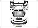 Přední nárazník Audi A3 2012-2016, Styl rs3 s PDC