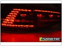 Zadní světla LED VW Golf 7, 2013-, GTI look, kouřová s dynamickým blinkrem
