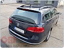 VW Passat B7 Kombi 2011-2014 - NEREZ black chrom ochranný panel zadního nárazníku, VÝPRODEJ