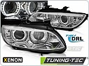 Přední světla BMW E92,93, 2006-2010 3D Angel eyes, chromové