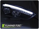 Přední světla, Ford Focus MK3 2015-, DRL, Tube light, černé
