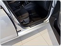 Škoda Octavia III - prahové nástupní lišty v provedení RS6 BRUSHED od firmy OMTEC