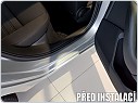 Škoda Octavia III - prahové nástupní lišty v provedení RS6 BRUSHED od firmy OMTEC