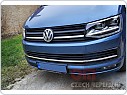 VW T6 - NEREZ chrom lišty předního nárazníku (Comfort line / Highline) - OMTEC