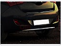 Hyundai i-30 2012-2017 5D HB -  NEREZ chrom lišta zadního nárazníku - OMTEC