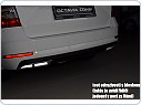 Škoda Octavia III - atrapy výfuku TURBO design - GLOWING WHITE