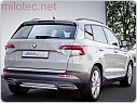 Lišty bočních dveří M-TRACK, stříbrné matné, Škoda Karoq 2017- SKLADEM 