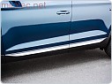 Lišty bočních dveří M-TRACK - stříbrné matné, Kodiaq od r.v. 2016 -