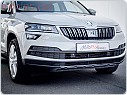 Ochranná lišta předního nárazníku - černý lesklý klavírlak, Karoq 2017-