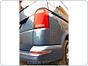 VW T6 - NEREZ CHROM rámečky zadních odrazek (výklopné dveře) - OMTEC