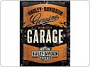 Plechová cedule Harley Davidson Garage 30x40cm, Metalizovaná