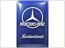 Plechová cedule Mercedes Kundendients, 40x60cm