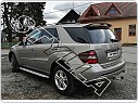 Mercedes ML, W164, 2005- zadní spoiler, stříška