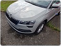 Škoda Karoq - mračítka SPORTIVE v originál Škoda barvě STEEL GREY (F7A)
