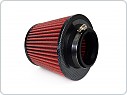 Sportovní filtr carbon/červený, vstup 55-76mm
