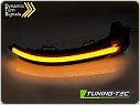 Boční LED dynamické blinkry do zrcátek Audi A4 2016-2018, A5 2017-2018, SEQ, kouřové
