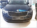 Škoda Karoq  - zimní clona přední masky KI-R - GLOSSY BLACK