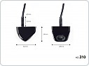 Parkovací, couvací kamera Vertex HD-310