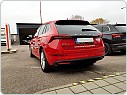 Škoda Scala - atrapy výfuku RS design -  RS230 BLACK - GLOWING RED