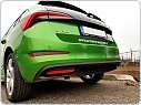 Škoda Scala - atrapy výfuku RS design -  RS230 BLACK - GLOWING RED